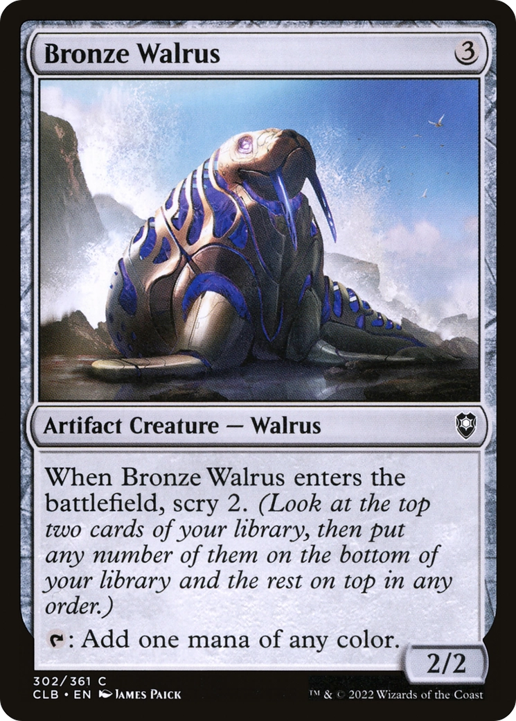 Bronze Walrus